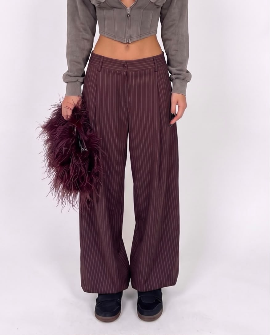 Pantalone Sharp Line-Cherry Red