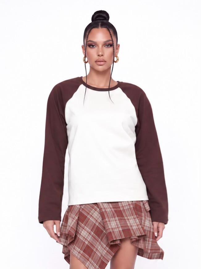 Maglia Bicolor - Brown