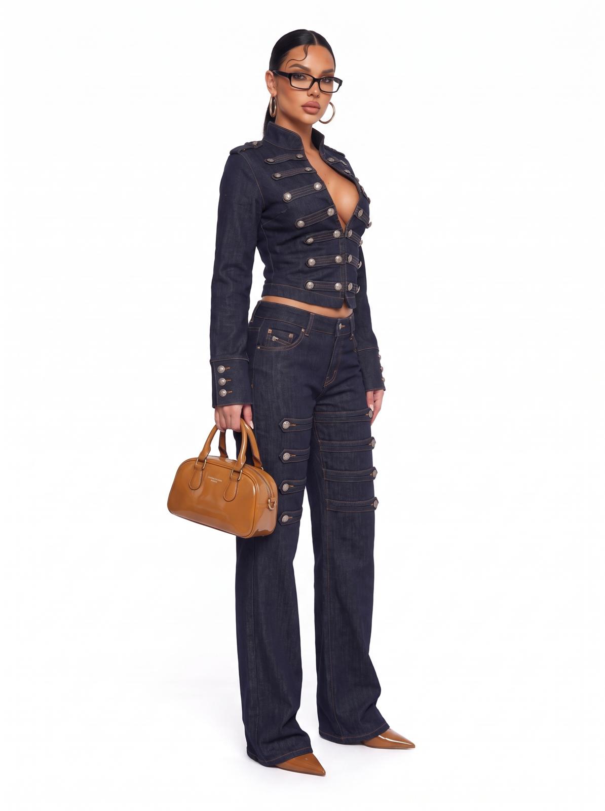 Total Look Denim Botton