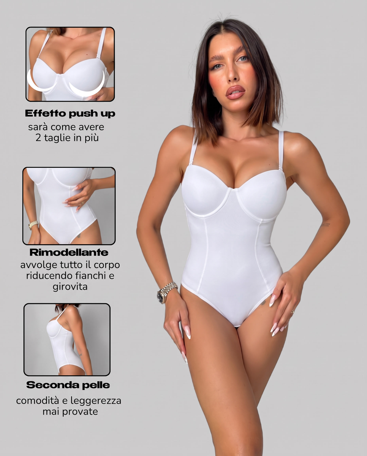 Body Slimming & Push Up- White